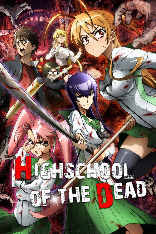 High school of the Dead (2010) film posteri