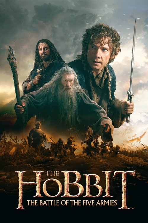 Hobbit: Beş Ordunun Savaşı (2014) film posteri